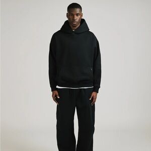 HOURS Classic Black Hoodie